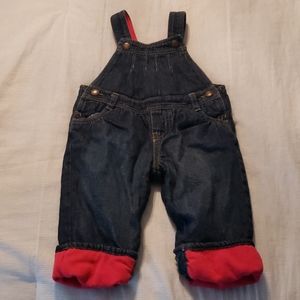 Oshkosh fleece lined overalls 6 months